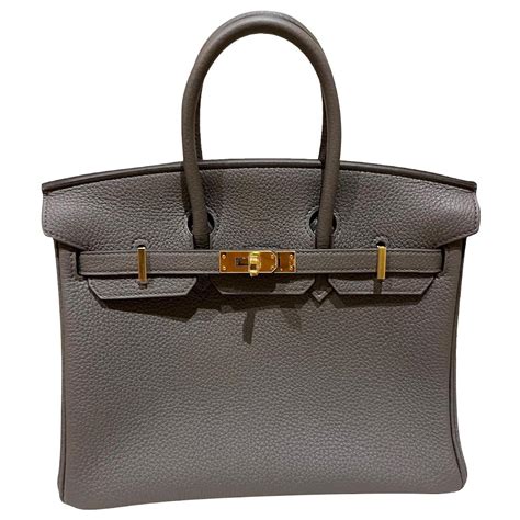 grey Hermes bag